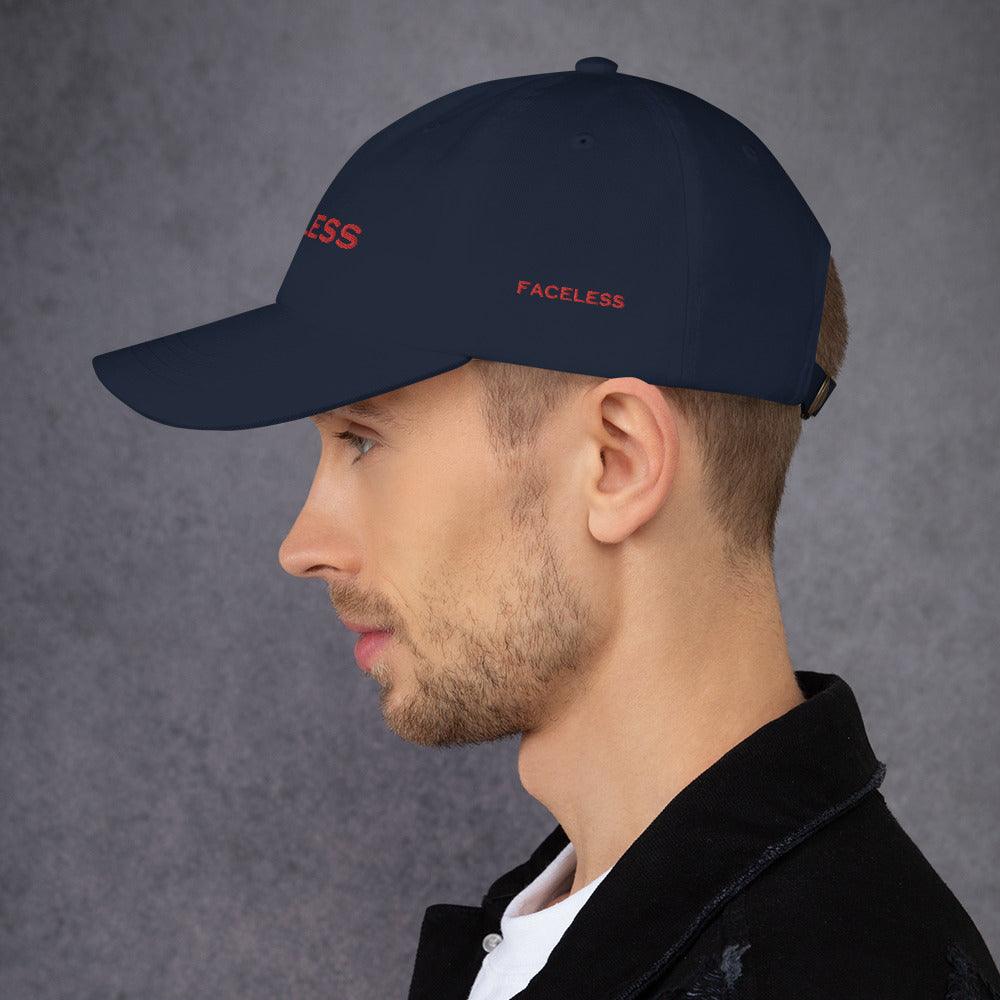 Faceless Dad Hat- Navy - Faceless Limited