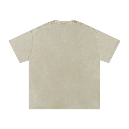 Basic Snow Washed Oversized Tee