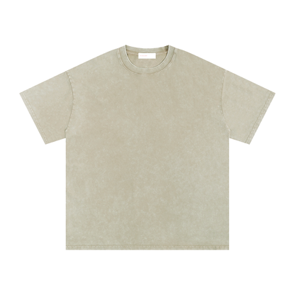 Basic Snow Washed Oversized Tee