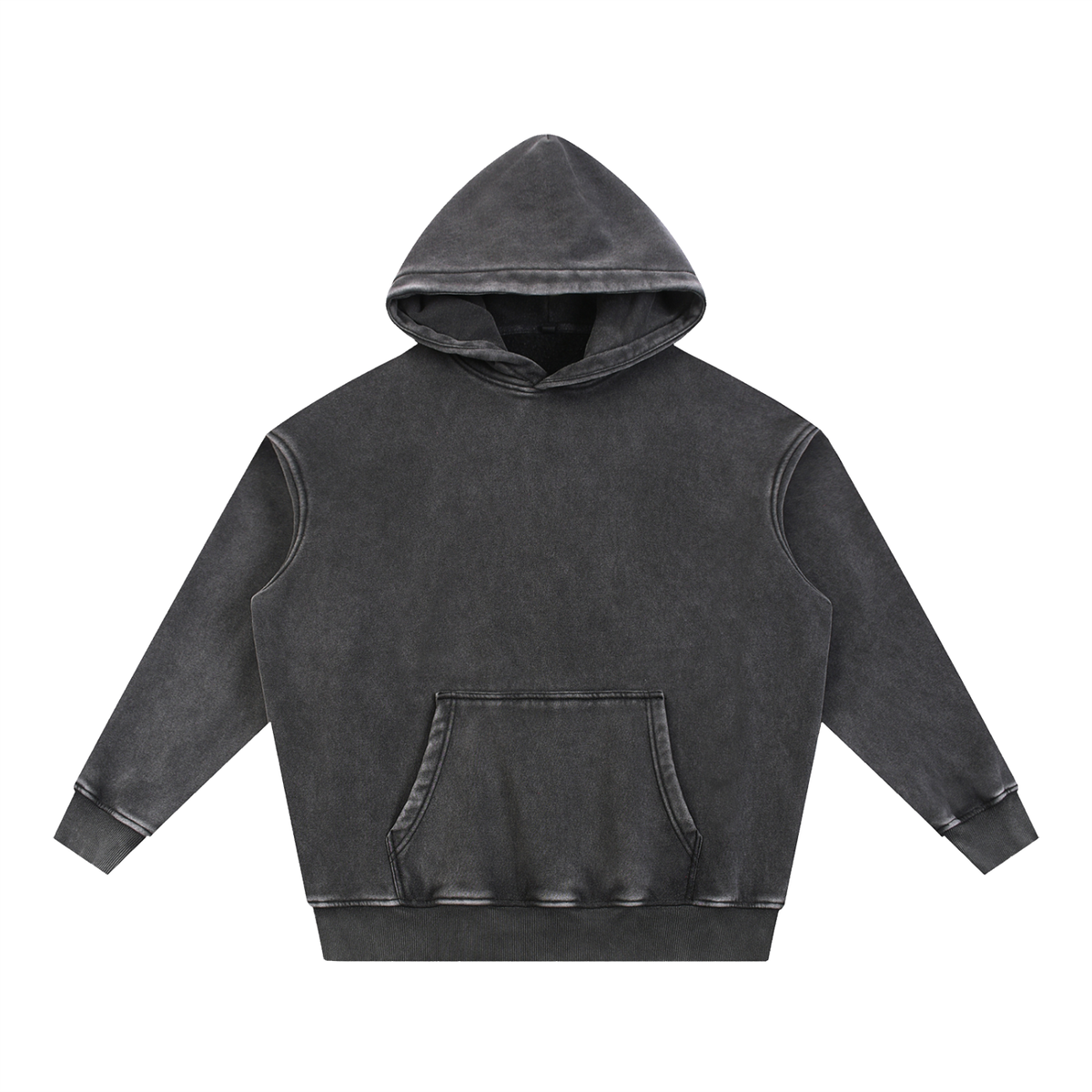Basic Acid Wash Oversized Hoodie