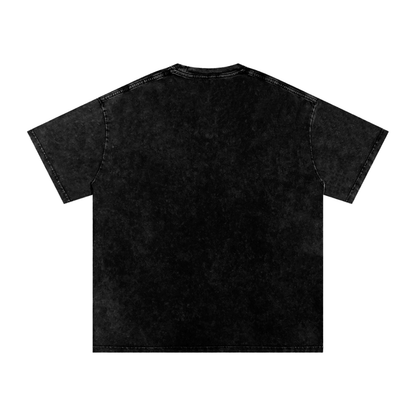 Basic Snow Washed Oversized Tee