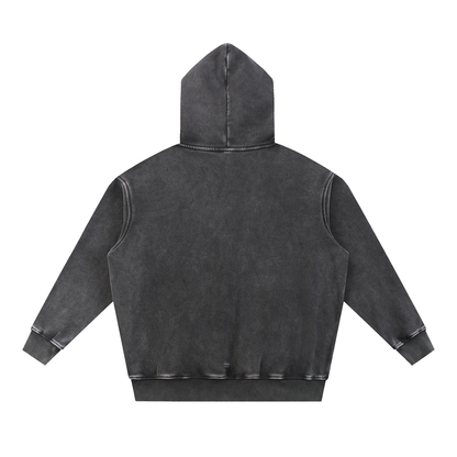 Basic Acid Wash Oversized Hoodie