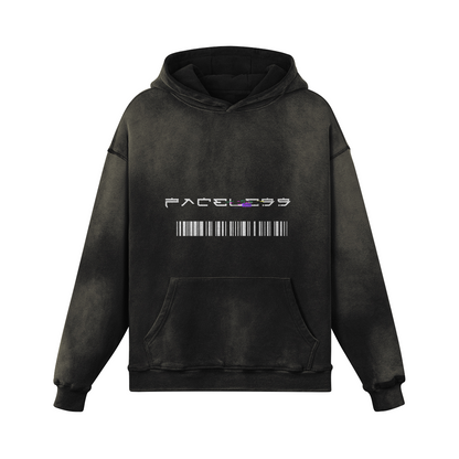 トップス bonbon Heavyweight Hoodie Glitch Heavyweight Hoodie -Smoky Black – Faceless Limited
